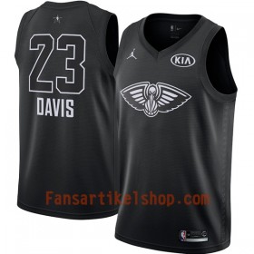 NBA New Orleans Pelicans Trikot Anthony Davis 23 2018 All-Star Jordan Brand Schwarz Swingman - Herren